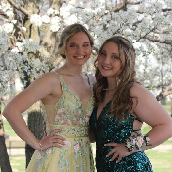 Stunning Green Prom Gown - Picture 3 of 3